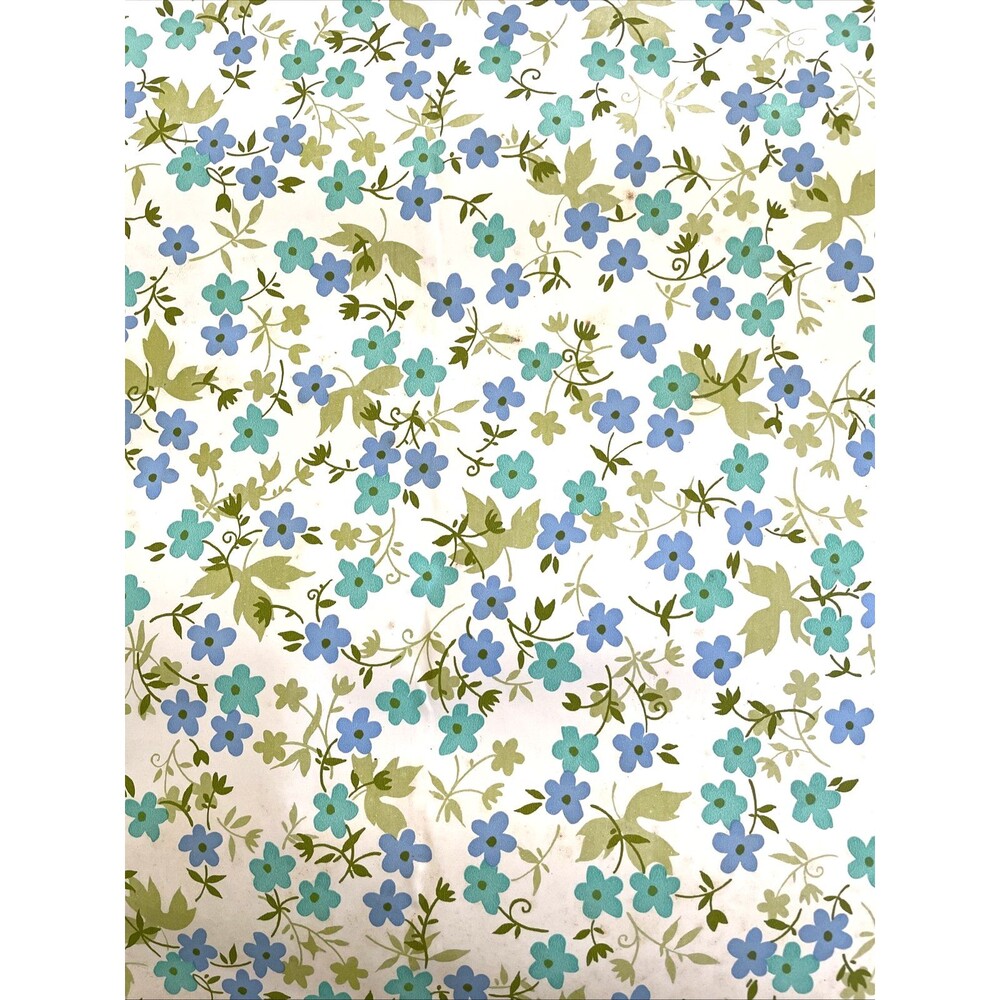 23 Feet Contact Paper Roll MCM Daisy Floral Daisies Approx 18”